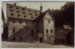 AK Foto Ziegenrück a. d. Saale Rathaus mit Ratskeller Thüringen 1965