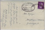 AK Foto Września Wreschen Blick auf Rathaus Markt mit Fahnen Bahnpost Großpolen Posen Polen 1942 RAR