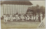 VERKAUFT !!!   AK Foto Rockstedt Erntedankfest Gruppenfoto Trachten bei Ebeleben 1920 RAR