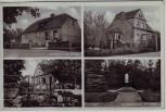 AK Mehrbild Gurkau Górka Bäckerei Heldendenkmal ... Lipinki Łużyckie Kr. Sorau Neumark / Ostbrandenburg Polen 1940 RAR