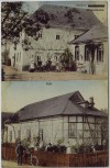 AK Wickersheim Wilshausen Gasthof mit Saal Menschen Bas-Rhin Elsass Frankreich 1910 RAR
