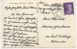 VERKAUFT !!!   AK Foto Flugzeugaufnahme von Blaichach im Allgäu Bahnpoststempel 1943