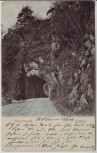 VERKAUFT !!!   AK Albtal Albthal Strassentunnel bei St. Blasien 1904