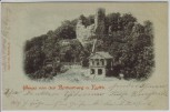 AK Gruss von der Rothenburg am Kyffhäuser Steinthaleben Kelbra 1898 RAR