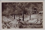 VERKAUFT !!!   AK Foto Seifhennersdorf in Sachsen Restaurant zur Windmühle Windmühlberg im Winter 1940 RAR