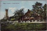 AK Jena Forsthaus und Kriegerdenkmal 1909