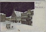 VERKAUFT !!!   Künstler-AK Gruss aus Zwickau Winter bei Nacht Nachtwächter Verlag Ullmann 1900 RAR