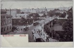 AK Gera Reuß Blick auf Heinrichsbrücke 1900