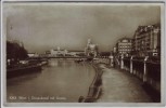AK Foto Wien I. Donaukanal mit Urania Österreich 1942