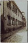 VERKAUFT !!!   AK Foto Freiburg im Breisgau Hausansicht Nr. 3 Schuhmacher Straßenansicht 1910