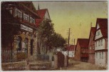 AK Wüstensachsen Hauptstraße mit Geschäft bei Ehrenberg (Rhön) 1930 RAR