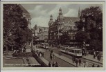 VERKAUFT !!!   AK Foto Düsseldorf Albert Leo Schlagepeter-Platz Straßenbahn 1940