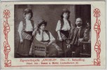 VERKAUFT !!!   AK Zigeunerkapelle Angelo Orchester Essen a. Ruhr Limbeckerstraße 35 1910