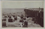 AK Międzyzdroje Seebad Misdroy Freibad an der Seebrücke Pommern Polen 1933