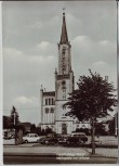 AK Foto Fürstenberg/Havel Marktplatz mit Kirche Autos 1968