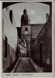 AK Eisleben Dunkles Tor mit Petrikirche 1950