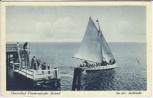 AK Ostseebad Timmendorfer Strand Seebrücke mit Schiff 1932