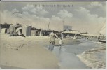 AK Ostseebad Heringsdorf Blick auf Strand 1908