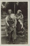 AK Foto Naturbühne Wunsiedel auf der Luisenburg im Fichtelgebirge Darsteller Hermannsschlacht 1930