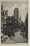AK Danzig Gdańsk Jopengasse mit Marienkirche Pommern Polen 1935