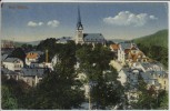 AK Bad Elster Ortsansicht mit Kirche 1927