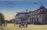 AK Landau in der Pfalz Hauptbahnhof mit Menschen 1920