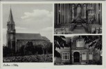 AK Mehrbild Lindern (Oldenburg) Kirche Pastorat 1966