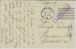 AK Potsdam Kaiser Wilhelm-Brücke mit Straßenbahn Feldpost 1916 RAR