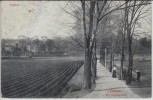 AK Erlangen Weg zum Eichenwald mit Burgberg 1910
