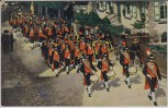 Künstler-AK Bad Peterstal Bürgermiliz Umzug 1920