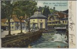 AK Gruss aus dem Schwarzwald Bad Peterstal Ortsansicht 1905