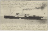 AK Gruss vom Bord des Salondampfers Frisia Schiff Werft Janssen & Schmilinsky Højer Sogn Hoyer Nordschleswig 1904 RAR