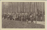 AK Bielefeld Gadderbaum Bethel Vater Bodelschwinghs Begräbnis Trauerzug Militärkapelle Kriegerverein 1910 RAR