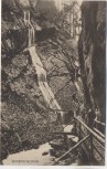 AK Wimbachklamm mit Wanderer b. Ramsau Berchtesgaden Bayern 1910