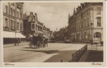 AK Schleswig Blick in Stadtweg Pferdekutsche Straßenbahn 1910