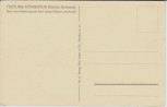 Künstler-AK Radierung Artur Henne Festung Königstein Sächsische Schweiz 1930