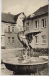 AK Foto Kranichfeld a. d. Ilm Kranichbrunnen 1960