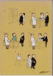 Künstler-AK Humor Loriot Bildserie Mann Frau Brille Magna Carta Nr. 058 1970