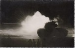 AK Foto Bundeswehr Nachtschießen Panzer 1960