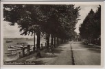 AK Foto Düsseldorf Benrath Benrather Schloßufer mit Autos und Schiffen 1930