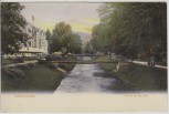 AK Baden-Baden Partie an der Oos 1904