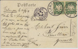 AK Erlangen Parademarsch des k. b. 19. Inf.-Regts. am Marktplatz 1906 RAR