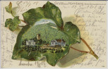 AK Litho Gruss aus Hornberg Blick auf Schloss Schwarzwald 1907