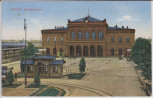 AK Posen Hauptbahnhof Poznań Polen Feldpost 1916