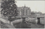 AK Posen Wallischeibrücke Poznań Polen Feldpost 1917