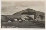VERKAUFT !!!   AK Foto Wiesenbaude mit Schneekoppe Luční bouda Krkonoše b. Špindlerův Mlýn Spindlermühle Tschechien 1933