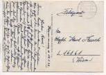 AK Lübeck Schrangen-Freiheit mit Marienkirche Feldpost 1942