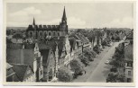 AK Friedberg / Hessen Kaiserstraße mit Stadtkirche 1957