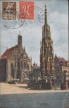 AK Nürnberg Schöner Brunnen 1922