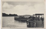AK Malente Gremsmühlen Am Kellersee mit Fähre und Menschen 1940